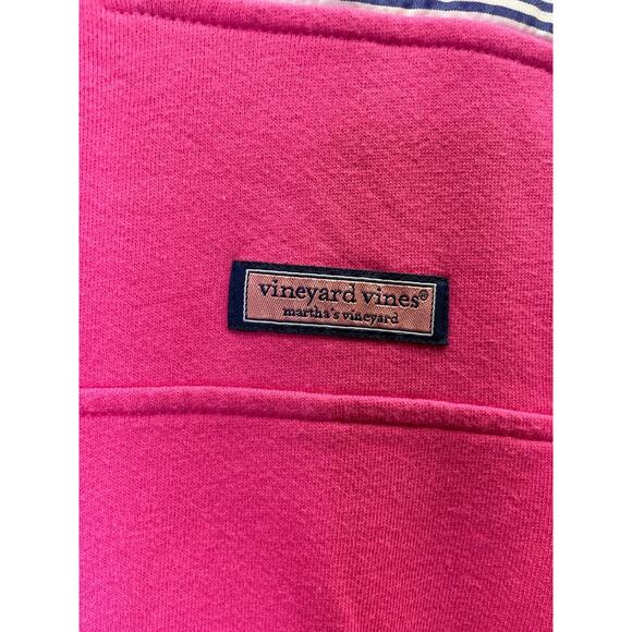 Vineyard Vines Sweatshirt Womens‎ S Pink 1/4 Zip Long Sleeve Pullover - Picture 2 of 10